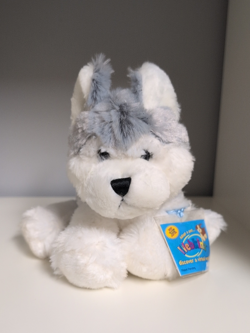 ❤️NWT❤️ Webkinz Husky Ganz Y2K Collectible Plush Dog With Sealed Code New